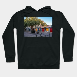 The front of the outdoor market in the city of Norwich Hoodie